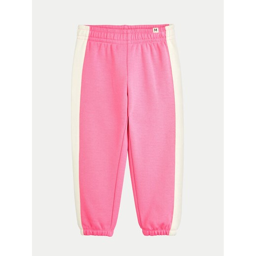 Mini Rodini Spodnie dresowe Society 2473011228 Różowy Regular Fit ze sklepu MODIVO w kategorii Spodnie dziewczęce - zdjęcie 182665984