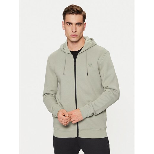 Guess Bluza Z2YQ28 K9V31 Zielony Regular Fit ze sklepu MODIVO w kategorii Bluzy męskie - zdjęcie 182666004