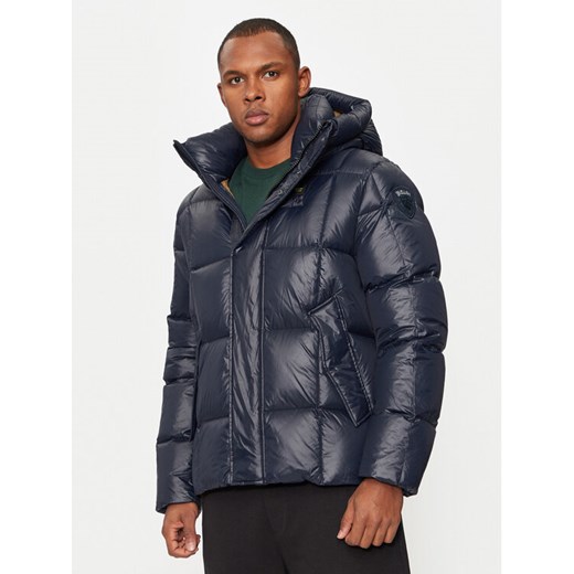 Blauer Kurtka przejściowa 24WBLUC03025 Błękitny Regular Fit ze sklepu MODIVO w kategorii Kurtki męskie - zdjęcie 182666103