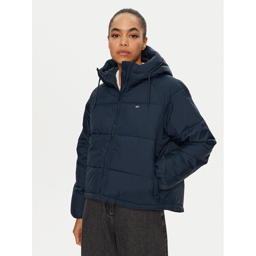Tommy Jeans Kurtka zimowa Vail DW0DW18841 Granatowy Regular Fit ze sklepu MODIVO w kategorii Kurtki damskie - zdjęcie 182666114