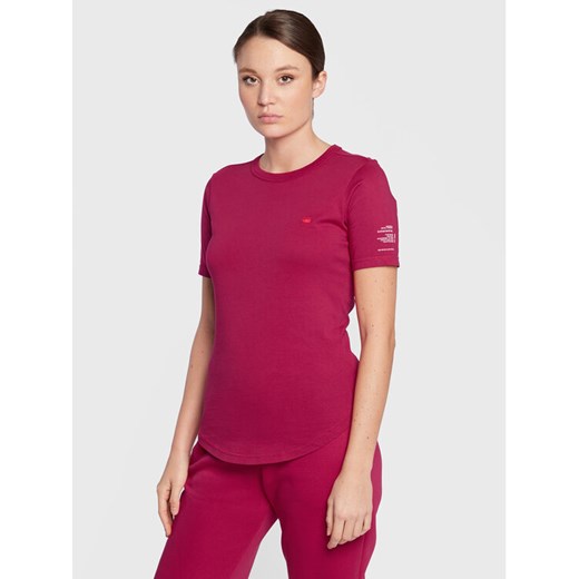 G-Star Raw T-Shirt Mysid D21241-C506-D305 Różowy Slim Fit ze sklepu MODIVO w kategorii Bluzki damskie - zdjęcie 182666122