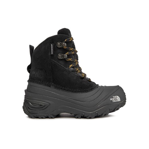 The North Face Śniegowce Y Chilkat V Lace WpNF0A7W5YKX71 Czarny ze sklepu MODIVO w kategorii Buty zimowe dziecięce - zdjęcie 182666164