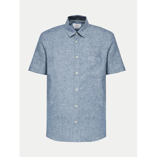 s.Oliver Koszula 2149785 Niebieski Regular Fit ze sklepu MODIVO w kategorii Koszule męskie - zdjęcie 182666223