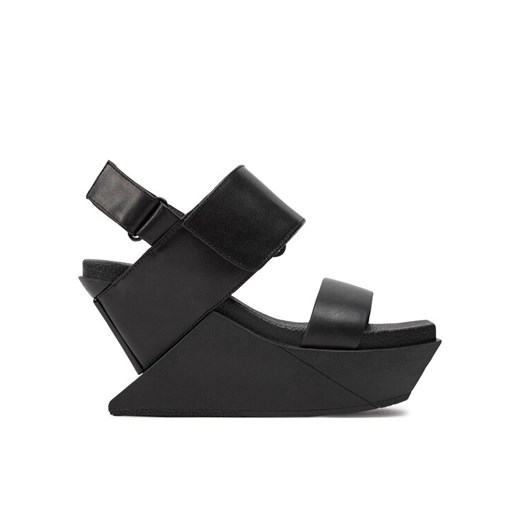 United Nude Sandały Delta Wedge Sandal 1041301162 Czarny ze sklepu MODIVO w kategorii Sandały damskie - zdjęcie 182666231