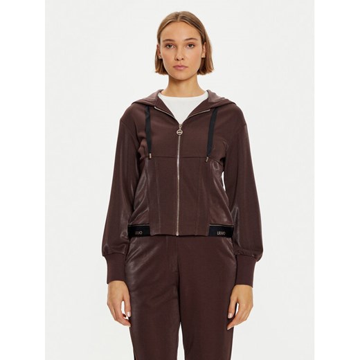 Liu Jo Sport Bluza TF4256 J4751 Brązowy Regular Fit ze sklepu MODIVO w kategorii Bluzy damskie - zdjęcie 182666252