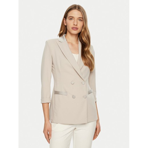 Imperial Marynarka JU25IAW Beżowy Slim Fit ze sklepu MODIVO w kategorii Marynarki damskie - zdjęcie 182666313