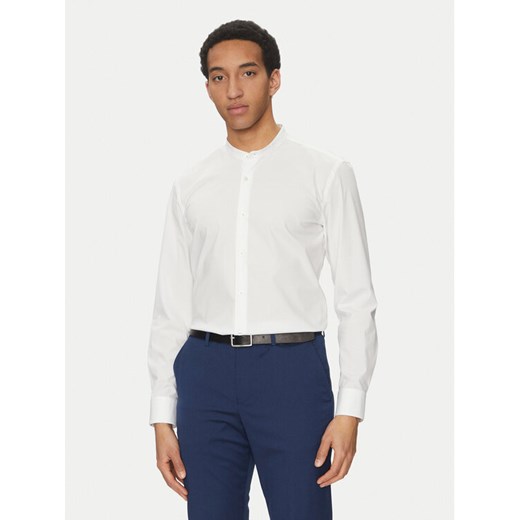BOSS Koszula H-HANK-S-STAN-C3-252 50539176 Biały Slim Fit ze sklepu MODIVO w kategorii Koszule męskie - zdjęcie 182666333