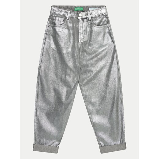 United Colors Of Benetton Jeansy 48UHCE03M Szary Regular Fit ze sklepu MODIVO w kategorii Spodnie dziewczęce - zdjęcie 182666381