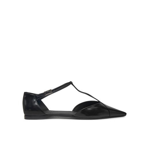 Max Mara Półbuty Fsilkway 2514521271600 Czarny ze sklepu MODIVO w kategorii Balerinki - zdjęcie 182666411