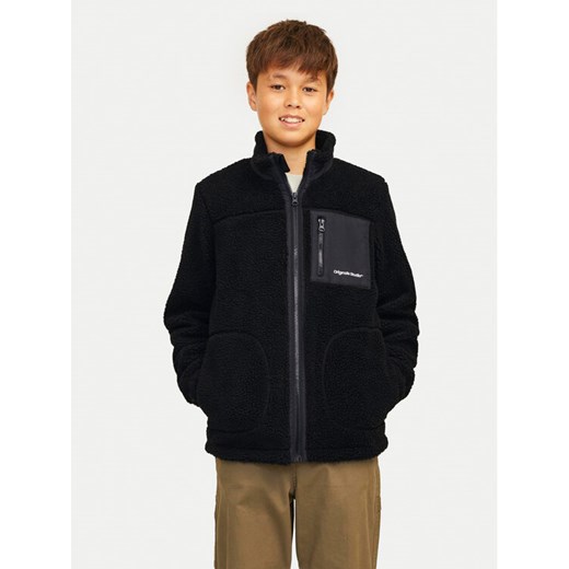 Jack&Jones Junior Kurtka przejściowa Teddy 12261341 Czarny Regular Fit ze sklepu MODIVO w kategorii Kurtki chłopięce - zdjęcie 182666443