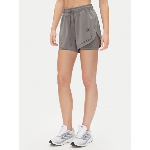 adidas by Stella McCartney Szorty sportowe Stella McCartney TruePurpose 2-in-1 JI5220 Szary Regular Fit ze sklepu MODIVO w kategorii Szorty - zdjęcie 182666521