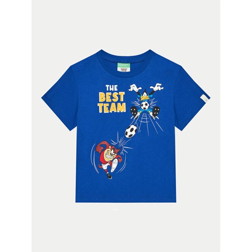 United Colors Of Benetton T-Shirt 3I1XG10GZ Niebieski Regular Fit ze sklepu MODIVO w kategorii T-shirty chłopięce - zdjęcie 182666531