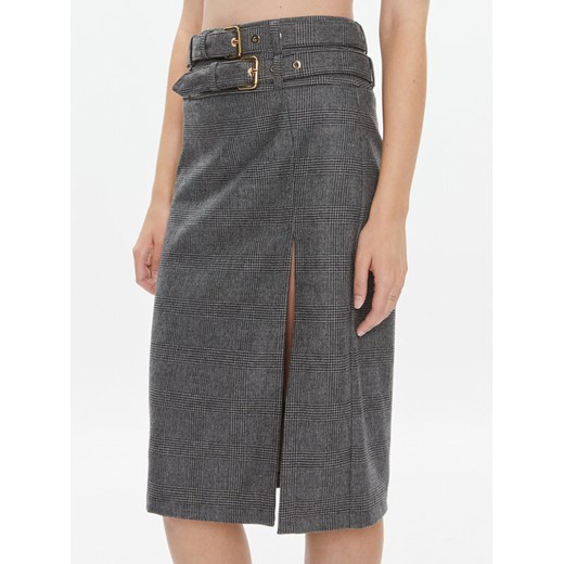 Pinko Spódnica midi Goldie 102296 A07P Szary Regular Fit ze sklepu MODIVO w kategorii Spódnice - zdjęcie 182666542