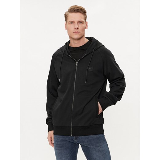 Boss Bluza Steele 85 50495272 Czarny Regular Fit ze sklepu MODIVO w kategorii Bluzy męskie - zdjęcie 182666561