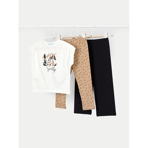 Mayoral Komplet t-shirt i legginsy 3707 Kolorowy Regular Fit ze sklepu MODIVO w kategorii Komplety dziewczęce - zdjęcie 182666584