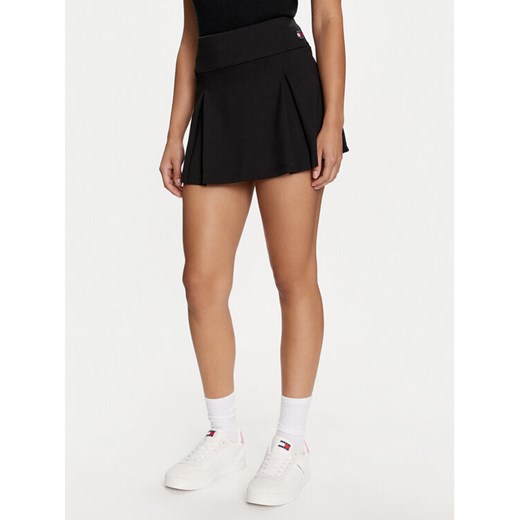 Tommy Jeans Spódnica mini Tjw Box Pleat Jersey DW0DW18489 Czarny Regular Fit ze sklepu MODIVO w kategorii Spódnice - zdjęcie 182666593
