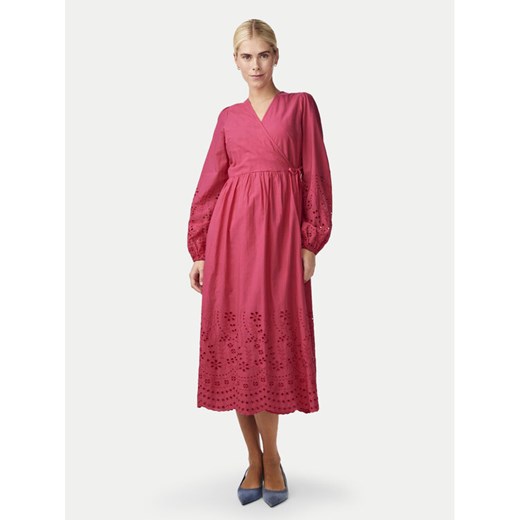 YAS Sukienka codzienna Luma 26032685 Różowy Regular Fit ze sklepu MODIVO w kategorii Sukienki - zdjęcie 182666620