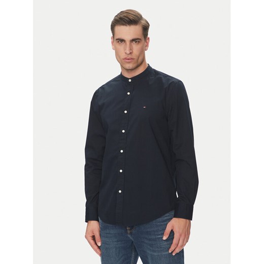 Tommy Hilfiger Koszula MW0MW39966 Granatowy Regular Fit ze sklepu MODIVO w kategorii Koszule męskie - zdjęcie 182666651