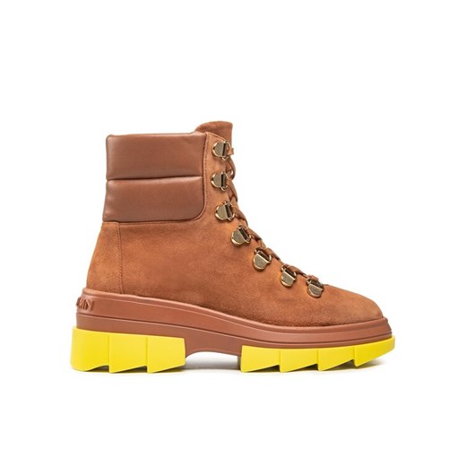 Stuart Weitzman Trapery Noho Hiker Bootie SC739 Brązowy ze sklepu MODIVO w kategorii Workery damskie - zdjęcie 182666712