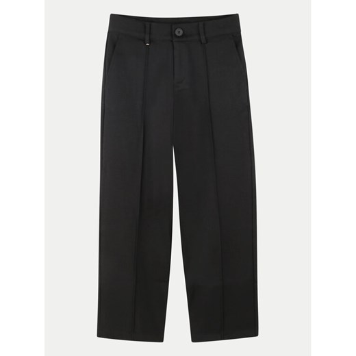 Boss Spodnie materiałowe J51157 D Czarny Straight Fit ze sklepu MODIVO w kategorii Spodnie dziewczęce - zdjęcie 182666741