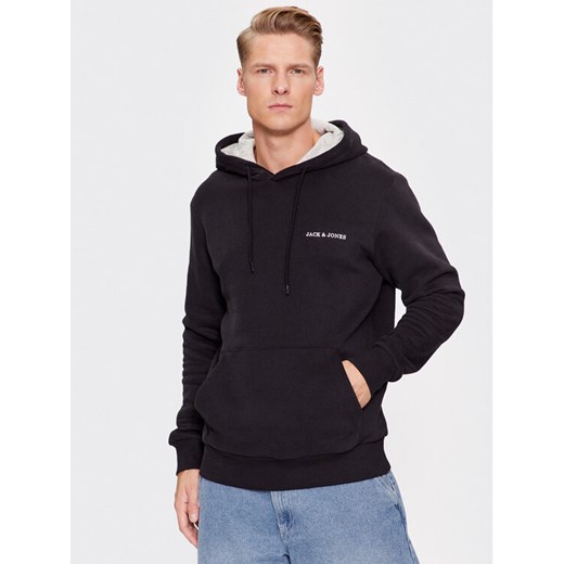 Jack&Jones Bluza 12236159 Czarny Regular Fit ze sklepu MODIVO w kategorii Bluzy męskie - zdjęcie 182666812