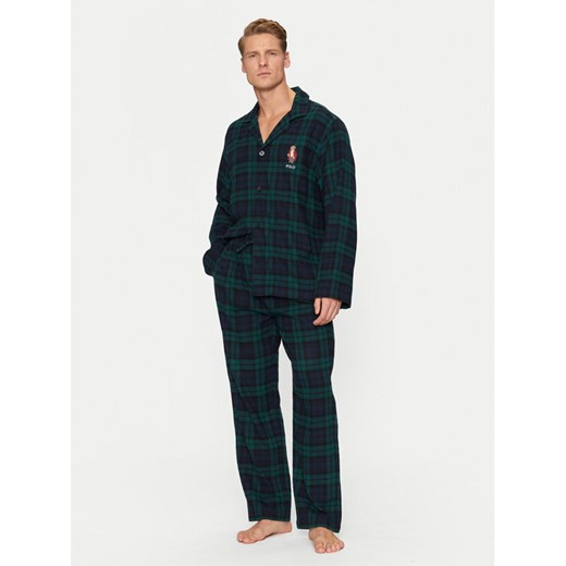 Polo Ralph Lauren Piżama 714915985002 Zielony Regular Fit ze sklepu MODIVO w kategorii Piżamy męskie - zdjęcie 182666830