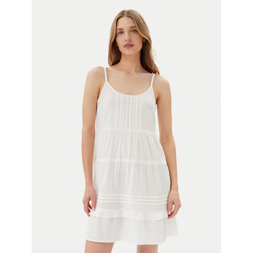 Vero Moda Sukienka letnia Pretty 10325236 Biały Regular Fit ze sklepu MODIVO w kategorii Sukienki - zdjęcie 182666851