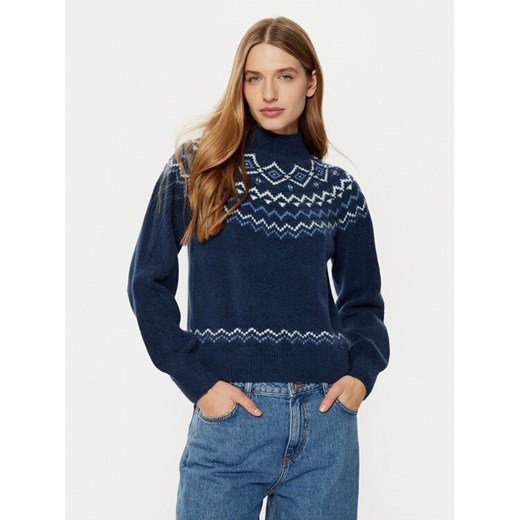 Guess Sweter W4PR0Z Z3LQ0 Granatowy Regular Fit ze sklepu MODIVO w kategorii Swetry damskie - zdjęcie 182666923