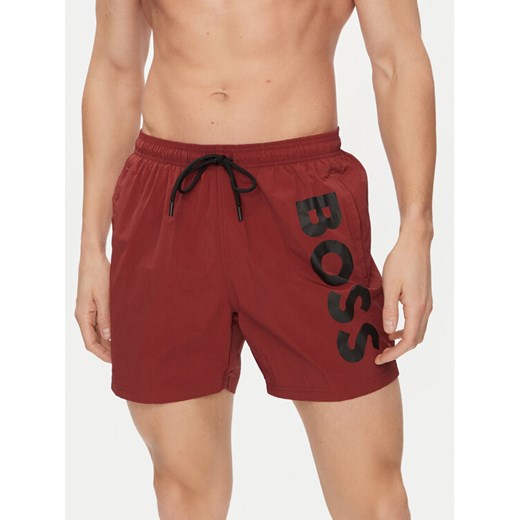 Boss Szorty kąpielowe Octopus 50515296 Czerwony Regular Fit XL MODIVO