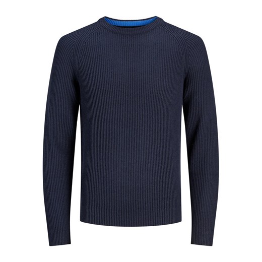 Jack&Jones Junior Sweter 12236760 Granatowy Regular Fit ze sklepu MODIVO w kategorii Swetry chłopięce - zdjęcie 182666971