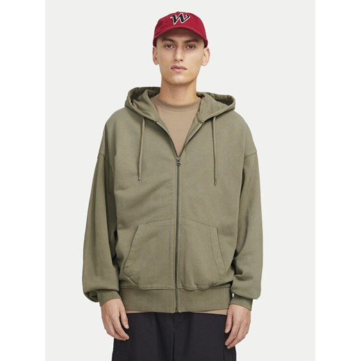 Jack&Jones Bluza Charge 12270279 Beżowy Loose Fit ze sklepu MODIVO w kategorii Bluzy męskie - zdjęcie 182667013