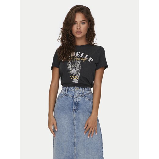 ONLY T-Shirt Lucy 15215721 Szary Regular Fit ze sklepu MODIVO w kategorii Bluzki damskie - zdjęcie 182667040