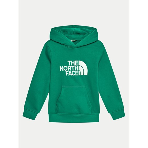The North Face Bluza Drew Peak NF0A89HH Zielony Regular Fit ze sklepu MODIVO w kategorii Bluzy chłopięce - zdjęcie 182667044