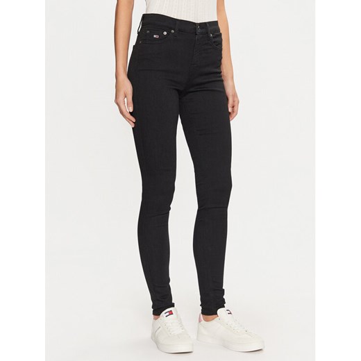 Tommy Jeans Jeansy Nora DW0DW19935 Czarny Skinny Fit ze sklepu MODIVO w kategorii Jeansy damskie - zdjęcie 182667112