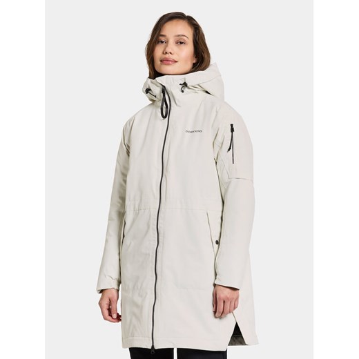 Didriksons Parka Ella Wns Parka 2 504835 Beżowy Regular Fit ze sklepu MODIVO w kategorii Parki damskie - zdjęcie 182667120