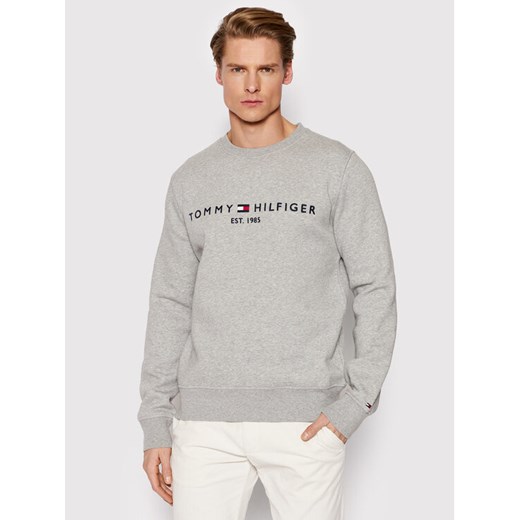 Tommy Hilfiger Bluza Logo MW0MW11596 Szary Regular Fit Tommy Hilfiger XL MODIVO