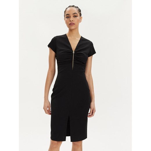 Rinascimento Sukienka koktajlowa CFC0117728003 Czarny Slim Fit ze sklepu MODIVO w kategorii Sukienki - zdjęcie 182667192