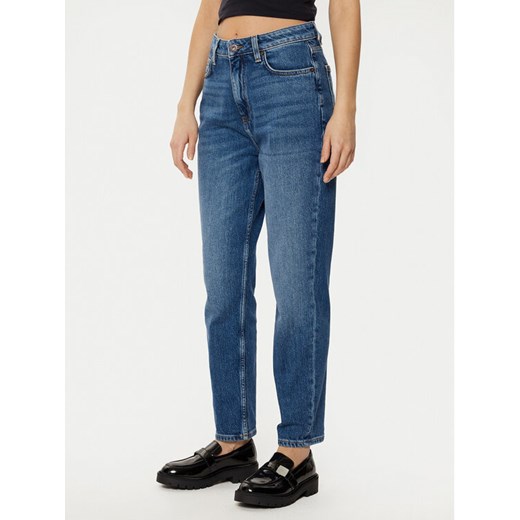 HUGO Jeansy Noe_B 50520614 Niebieski Mom Fit ze sklepu MODIVO w kategorii Jeansy damskie - zdjęcie 182667212
