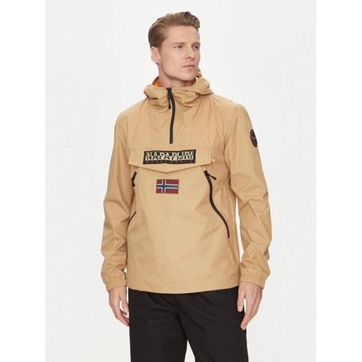 Napapijri Kurtka anorak Rainforest NP0A4HX6 Beżowy Regular Fit ze sklepu MODIVO w kategorii Kurtki męskie - zdjęcie 182667230