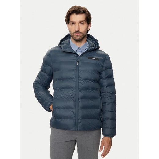 Calvin Klein Kurtka zimowa K10K113908 Niebieski Regular Fit ze sklepu MODIVO w kategorii Kurtki męskie - zdjęcie 182667292