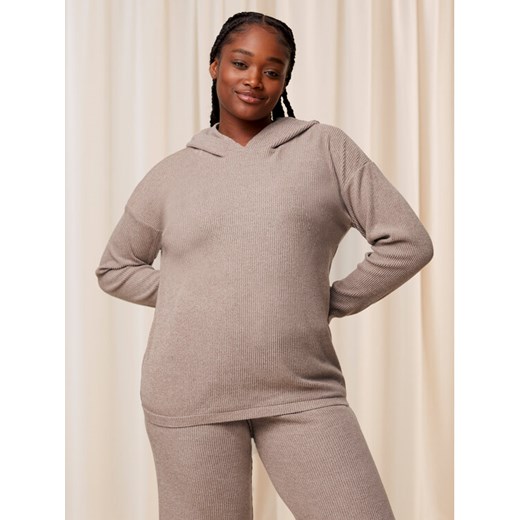 Triumph Bluza Thermal MyWear Hoodie 10216548 Beżowy Regular Fit ze sklepu MODIVO w kategorii Bluzy damskie - zdjęcie 182667302