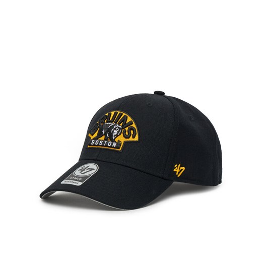 47 Brand Czapka z daszkiem NHL Boston Bruins H-MVP01WBV Czarny ze sklepu MODIVO w kategorii Czapki z daszkiem damskie - zdjęcie 182667350