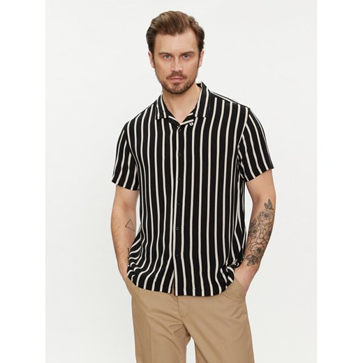 Brave Soul Koszula MSH-48MONOB Czarny Straight Fit ze sklepu MODIVO w kategorii Koszule męskie - zdjęcie 182667402