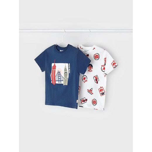 Mayoral Komplet 2 t-shirtów 3021 Kolorowy Regular Fit ze sklepu MODIVO w kategorii T-shirty chłopięce - zdjęcie 182667463