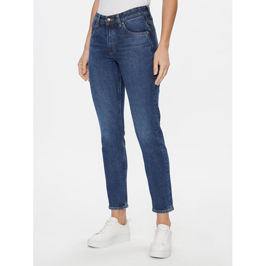 Lee Jeansy Rider Jeans 112346312 Niebieski Regular Fit ze sklepu MODIVO w kategorii Jeansy damskie - zdjęcie 182667533