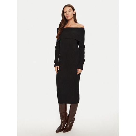 ONLY Sukienka dzianinowa Katia 15344233 Czarny Slim Fit ze sklepu MODIVO w kategorii Sukienki - zdjęcie 182667541