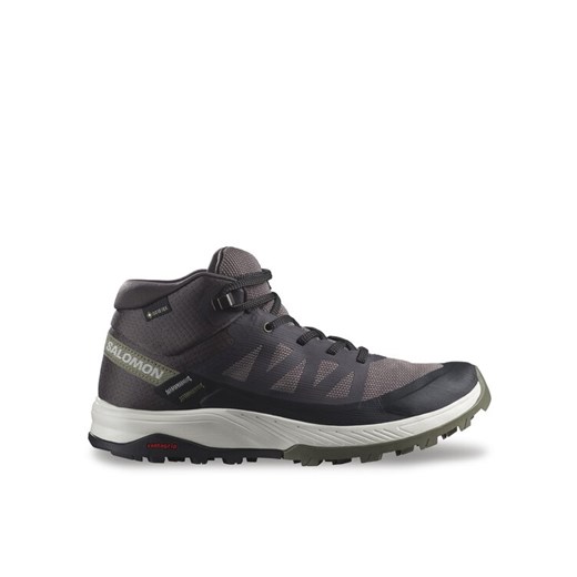 Salomon Trekkingi Outrise Mid Gtx W GORE-TEX L47160700 Czarny ze sklepu MODIVO w kategorii Buty trekkingowe damskie - zdjęcie 182667560