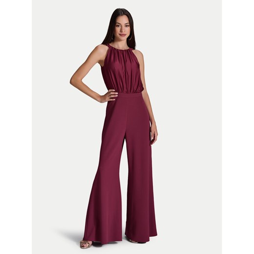 Swing Kombinezon 3AI00100 Bordowy Regular Fit ze sklepu MODIVO w kategorii Kombinezony damskie - zdjęcie 182667581