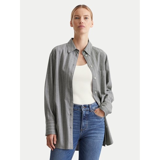 Marc O'Polo Koszula 408 1040 42449 Szary Loose Fit ze sklepu MODIVO w kategorii Koszule damskie - zdjęcie 182667600