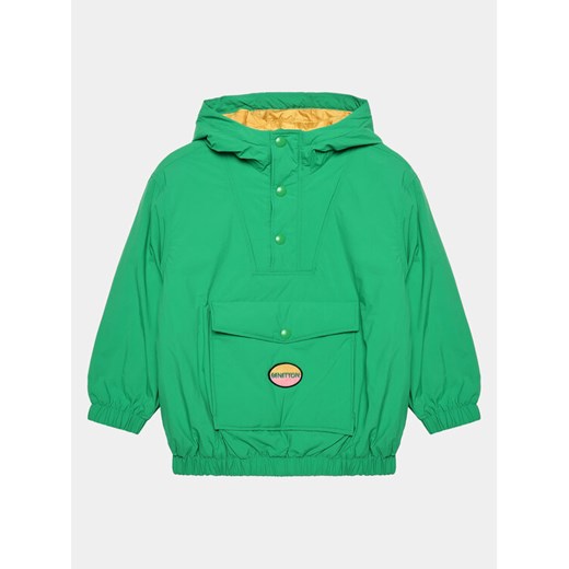United Colors Of Benetton Kurtka anorak 24OXCN02T Zielony Regular Fit ze sklepu MODIVO w kategorii Kurtki chłopięce - zdjęcie 182667721